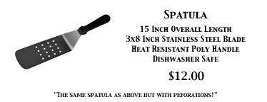 Spatula 15 Inch, Stainless Perforated